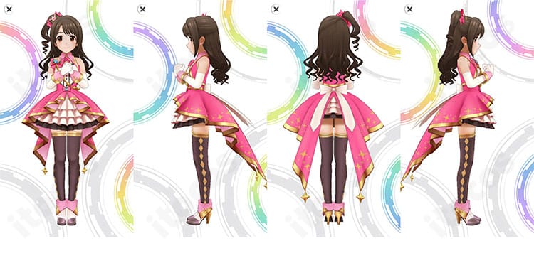 アイドルマスター シンデレラガールズ 島村卯月「ステージオブマジック」衣装のキャラクター再現イメージ。配色と装飾を忠実に再現したアイドルコスチューム。