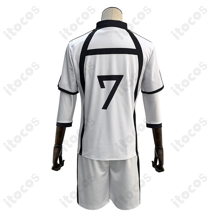 ブルーロック 凪誠士郎 白宝高校ユニフォーム コスプレ 高再現で動きやすく撮影・イベントに最適 - 2枚目の画像