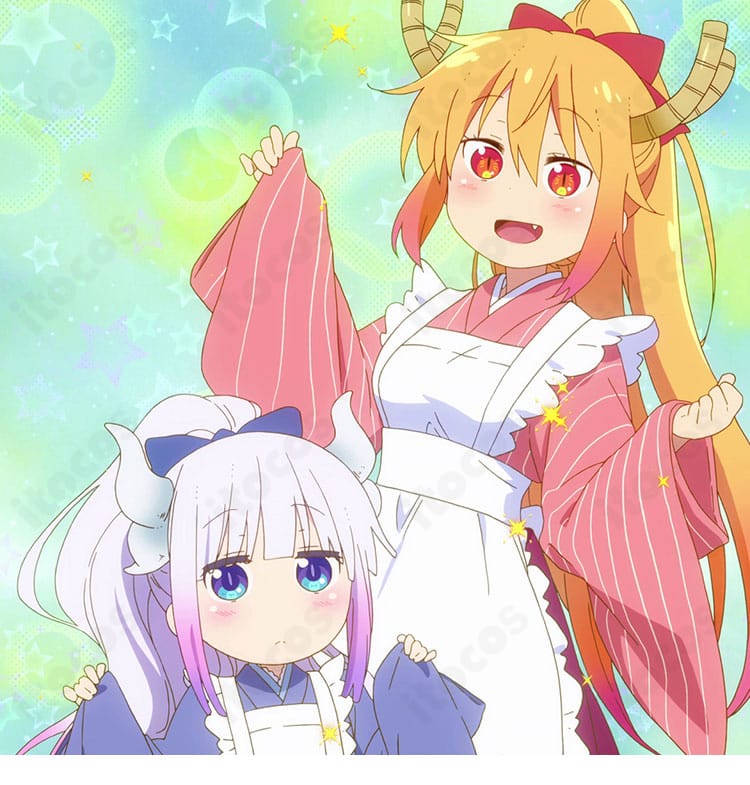 小林さんちのメイドラゴン カンナカムイのキャラクター再現イメージ。可愛らしさを活かしたメイド服コスチュームの全体像。