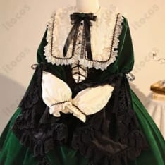 ローゼンメイデン 翠星石 衣装｜高再現ゴシックドレスで撮影映え、イベントに最適 - 2枚目の画像（サムネイル）