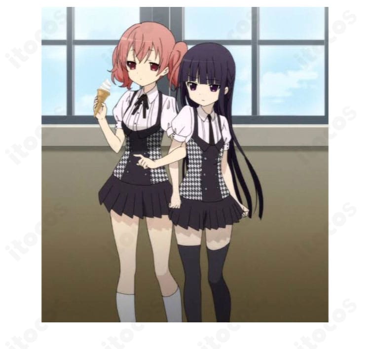 髏々宮カルタのコスプレ衣装参考キャラクター画像。制服デザインの全体イメージが分かります。