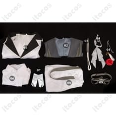 崩壊：スターレイル アルジェンティ 高再現コスプレ衣装｜騎士風の気品と快適な着用感でイベント・撮影に最適 - 5枚目の画像（サムネイル）