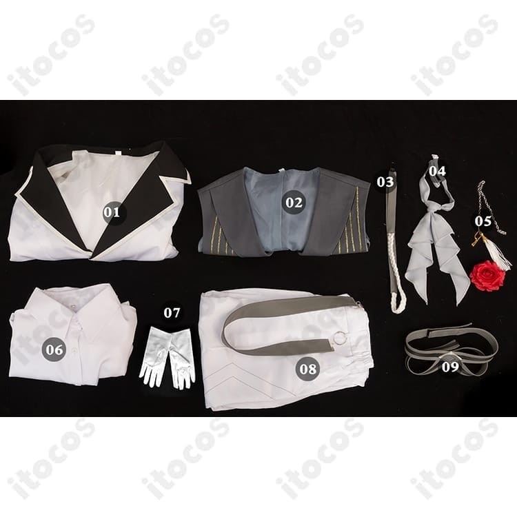 崩壊：スターレイル アルジェンティ 高再現コスプレ衣装｜騎士風の気品と快適な着用感でイベント・撮影に最適 - 5枚目の画像