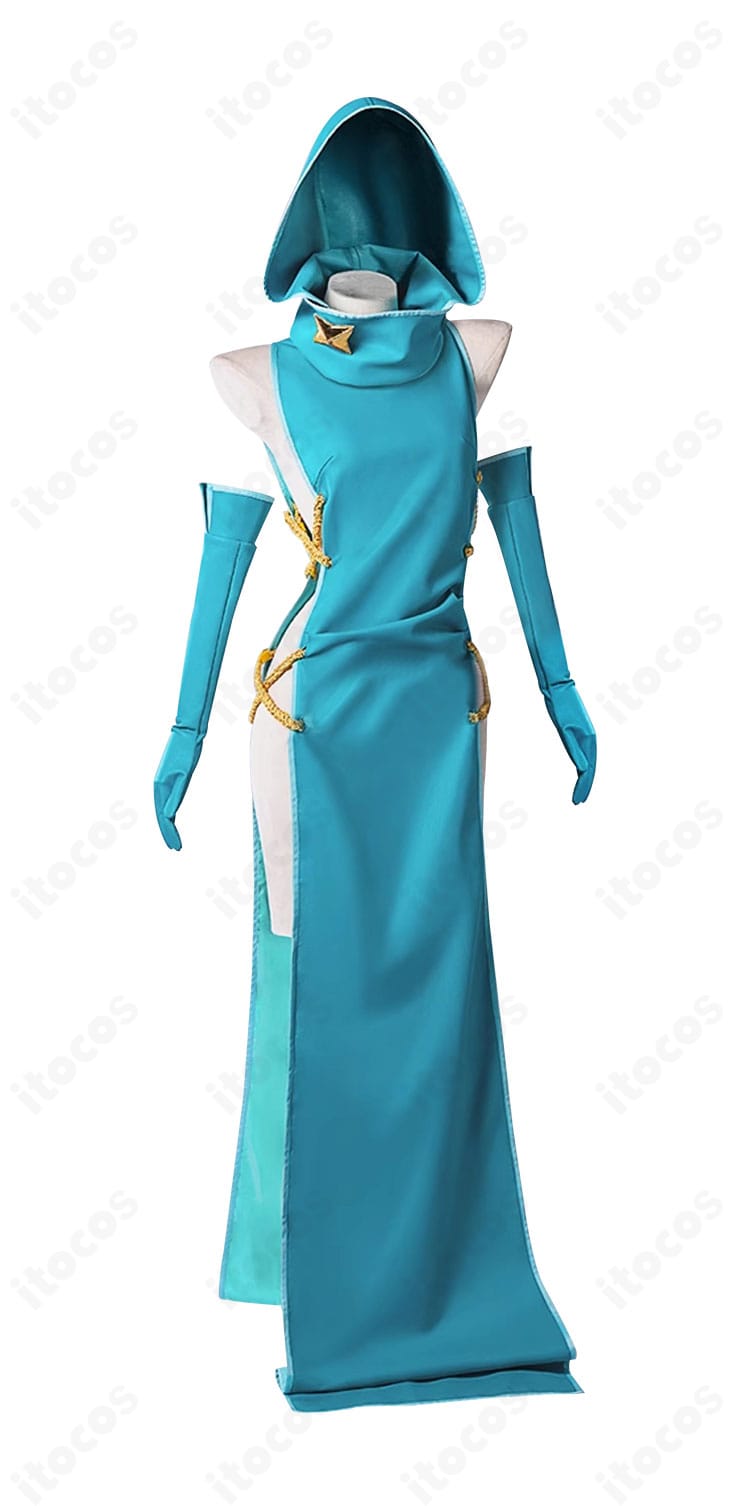 魔法少女にあこがれて 姉母ネモ 変身後衣装の正面全体。高再現のシルエットと配色が分かる。