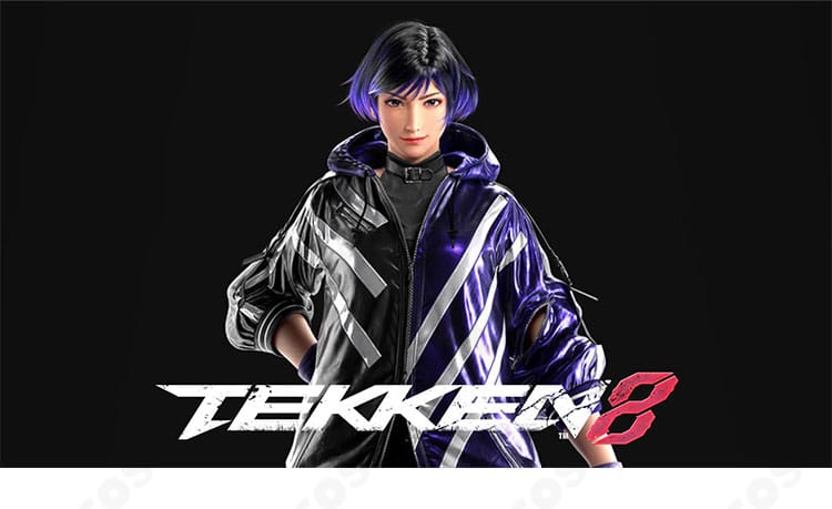 鉄拳8 レイナのコート衣装を全身で再現したモデル着用カット。役柄の雰囲気を高忠実に表現