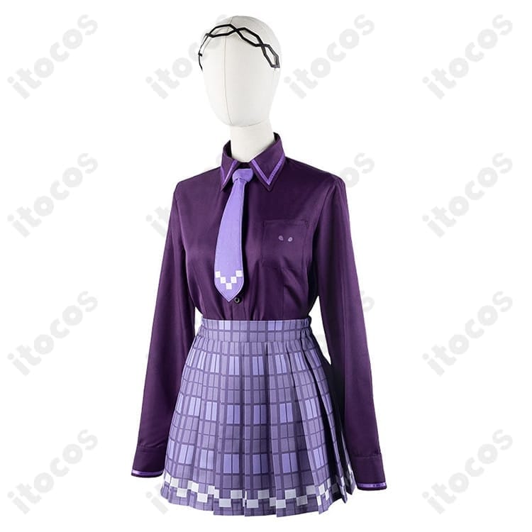 紫咲シオン 新衣装 コスプレ衣装｜高再現で動きやすく、イベントと撮影に最適 - 6枚目の画像