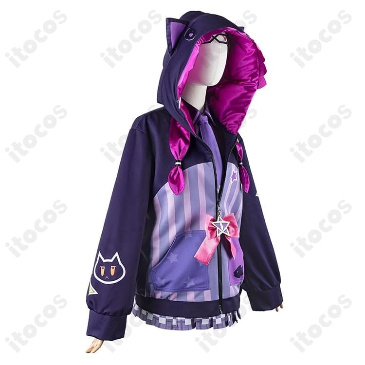 紫咲シオン 新衣装 コスプレ衣装｜高再現で動きやすく、イベントと撮影に最適 - 2枚目の画像