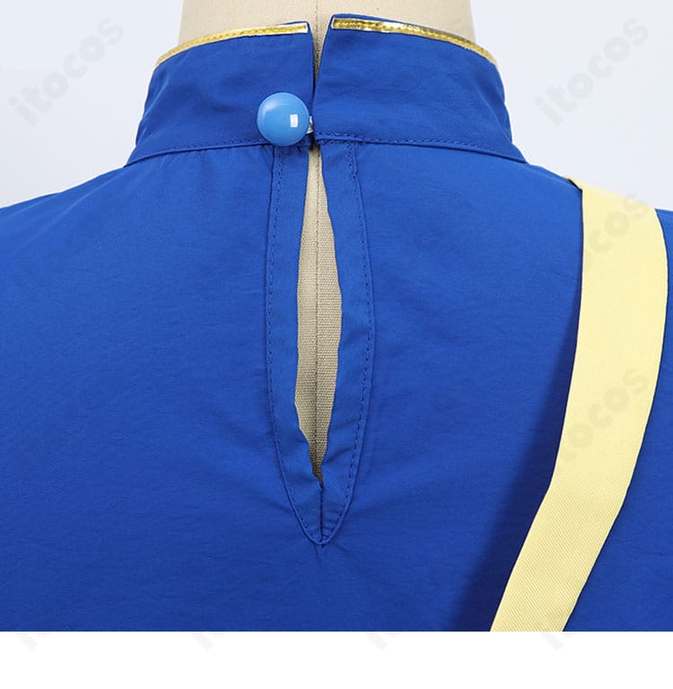 ケイエスミラクル 勝負服 背面細部アップ。後ろ姿のデザインポイントを強調