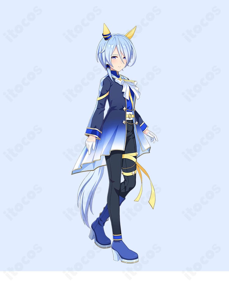 ウマ娘 プリティーダービー ケイエスミラクルの勝負服コスプレ一式をキャラクター準拠で再現したイメージカット