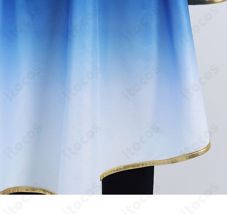 ケイエスミラクル 勝負服 裾部分の装飾。ステッチと切替で動きを演出