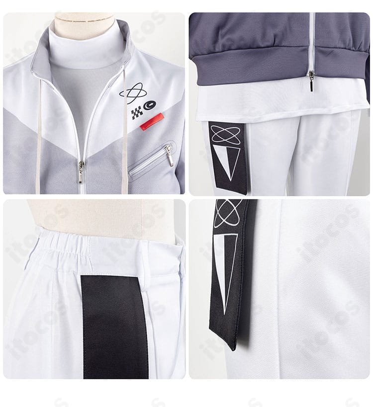 にじさんじ 剣持刀也 コスプレ 装飾・アクセサリー近接。高品質な装飾の質感と取り付け部の仕上げ。