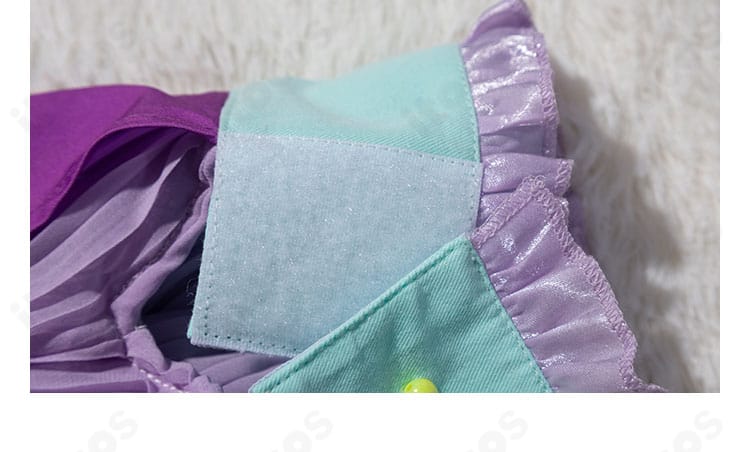 リルぷりっ 笹原名月 コスプレ衣装の袖口アップ。縁取りと装飾モチーフの仕上げを確認できる画像。