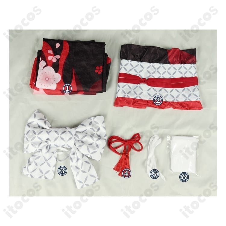 原神 羽生田千鶴（ファン創作）コスプレ衣装 高還元度の再現と快適な着用感でイベント＆撮影に最適 - 6枚目の画像