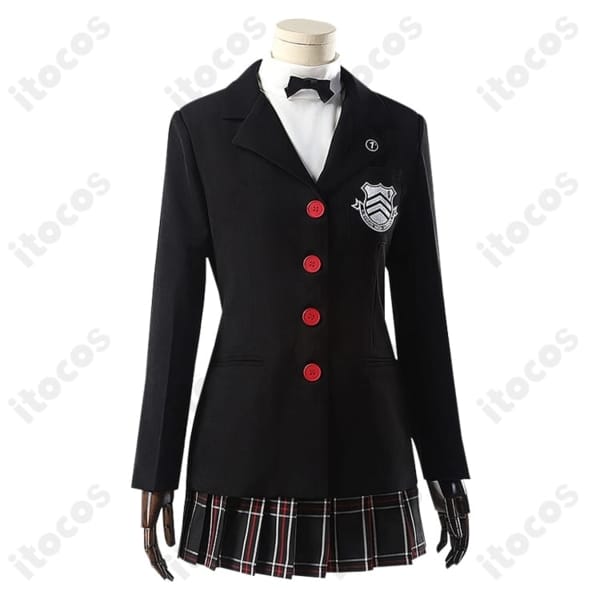 ペルソナ5R 芳澤かすみ 制服コスプレ衣装｜細身シルエットで高再現、撮影会・イベントに最適