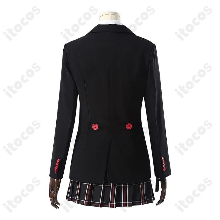 ペルソナ5R 芳澤かすみ 制服コスプレ衣装｜細身シルエットで高再現、撮影会・イベントに最適 - 3枚目の画像