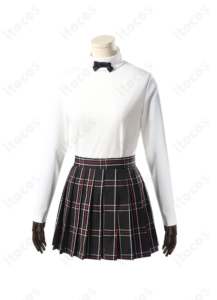 インナー正面のディテール。襟元やボタン配置など、制服の要点を押さえた再現。