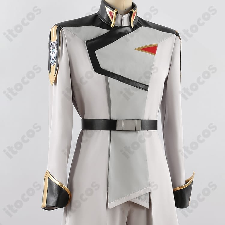 キラ・ヤマト 准将服（劇場版）コスプレ｜高再現シルエットでイベントと撮影に最適 - 4枚目の画像