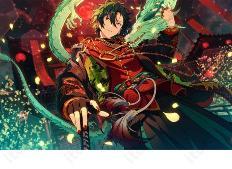 あんさんぶるスターズ！！ 影片みか スカウト！黄金天衣装のコスプレ一式。ゲームの世界観を忠実に再現した豪華なステージ衣装。