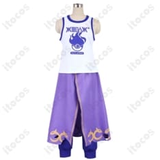 カキツバタ コスプレ衣装 ゼロの秘宝仕様｜精密再現のコート＋Tシャツ＋ズボン＋腰巻 - 3枚目の画像（サムネイル）