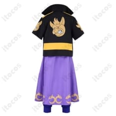 カキツバタ コスプレ衣装 ゼロの秘宝仕様｜精密再現のコート＋Tシャツ＋ズボン＋腰巻 - 2枚目の画像（サムネイル）