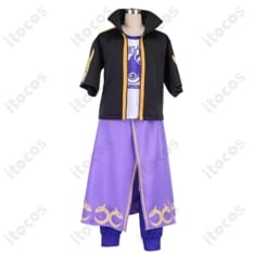 カキツバタ コスプレ衣装 ゼロの秘宝仕様｜精密再現のコート＋Tシャツ＋ズボン＋腰巻 - 1枚目の画像（サムネイル）