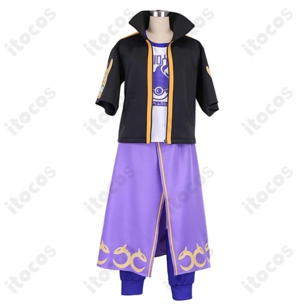 カキツバタ コスプレ衣装 ゼロの秘宝仕様｜精密再現のコート＋Tシャツ＋ズボン＋腰巻