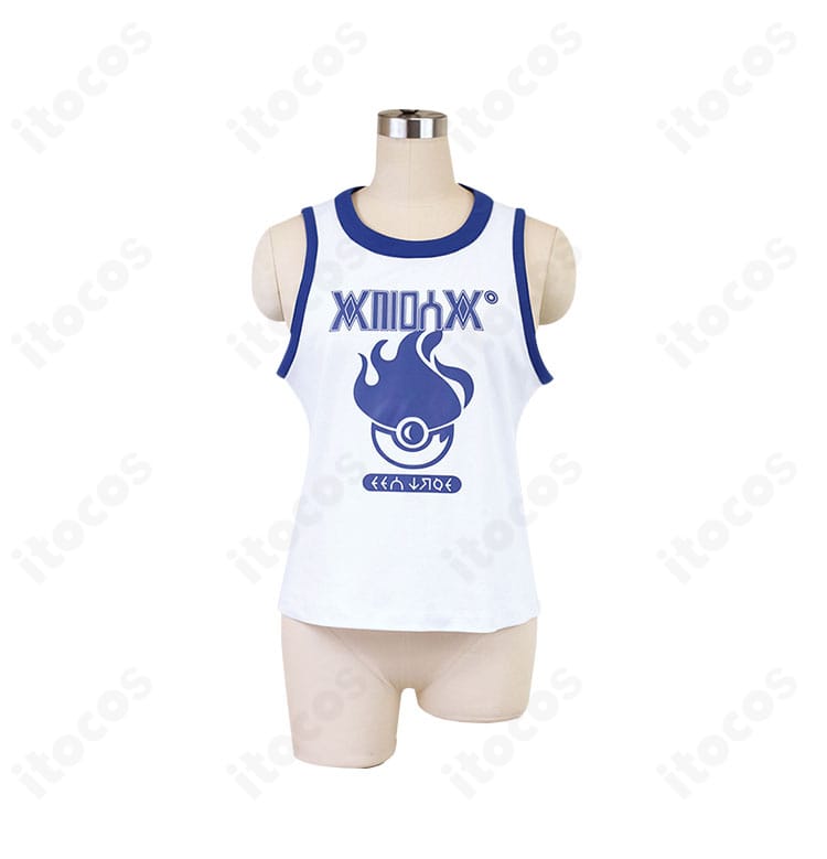 ポケモンSV カキツバタ衣装の背面上部装飾。背面ヨークと装飾パーツの作り込み