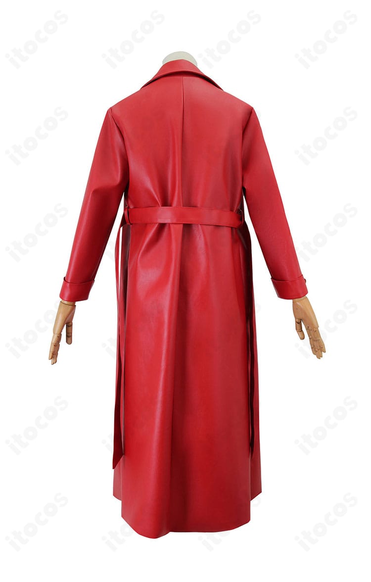 血の女王（マリー）ローソンコラボ衣装の背面。コートの切替と背面ラインを丁寧に再現。