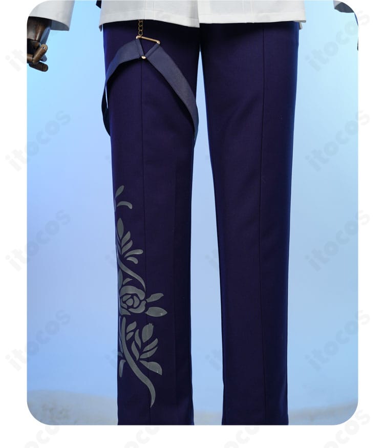 氷鷹北斗 Faraway MV衣装のズボン前面ディテール。縫製とデザインのポイント。