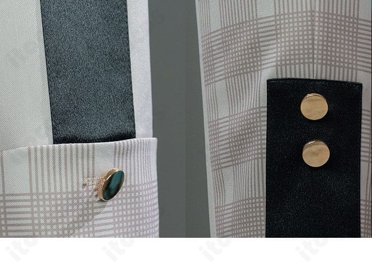 蓮巳敬人 あんさんぶるスターズ！！ MV衣装の袖ボタン装飾ディテール