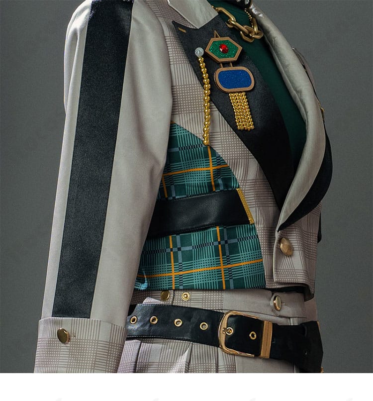 蓮巳敬人 フィーチャースカウト MV衣装の側面装飾ディテール