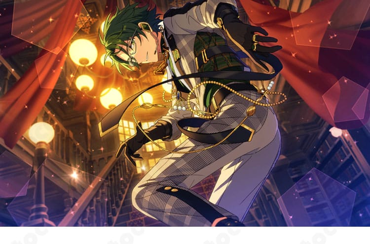 蓮巳敬人の役柄イメージを再現した「デリジェント・グレイ」MV衣装の全身イメージ写真