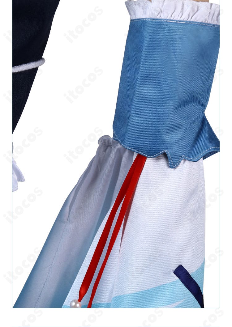 がうる・ぐら 正月衣装コスプレ 袖套パーツのクローズアップ。装着感と装飾の質感