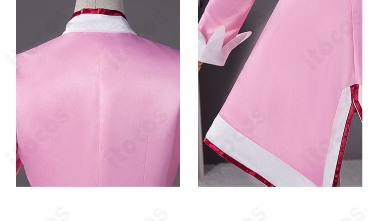 背面と裾の装飾まとめ。縁取りと配置の丁寧な仕上げを示す。