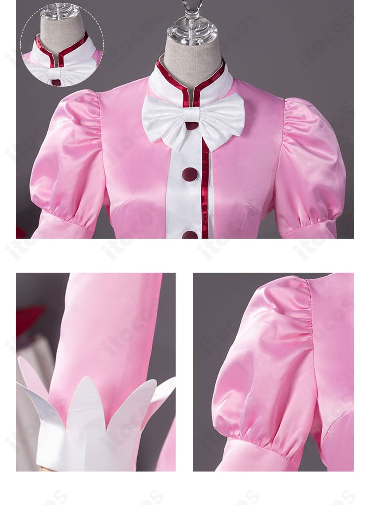 襟元と肩・袖の装飾近影。上品なトリムとステッチワークを確認できる。