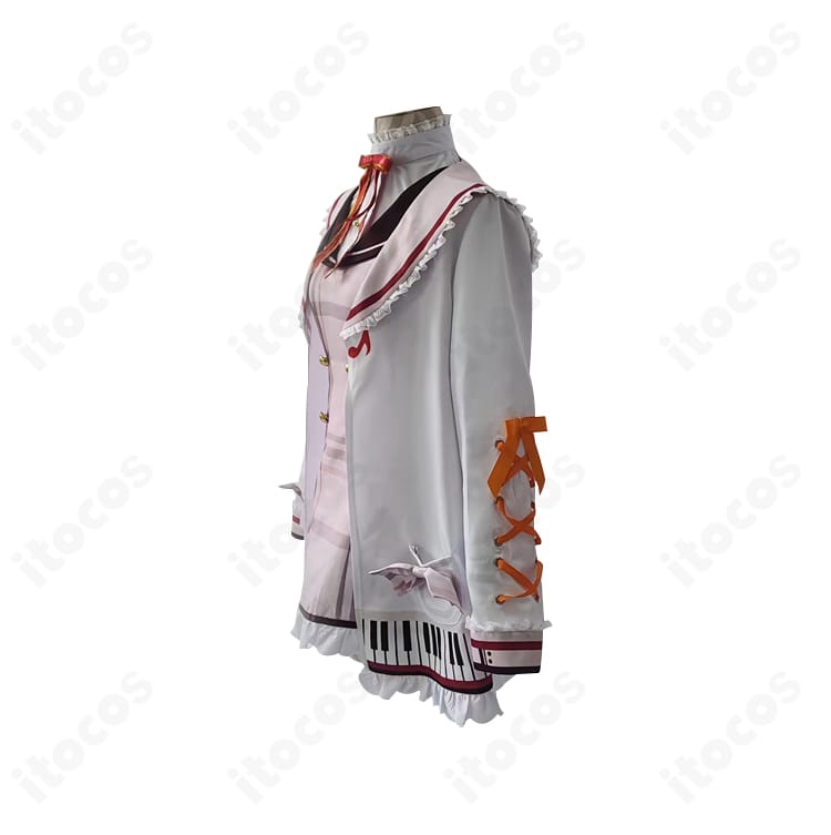 音乃瀬奏 コスプレ衣装の左側面ディテール。配色コントラストとステッチワークをチェックできる画像