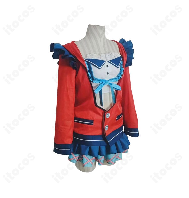 9-nine- 新海天コスプレ衣装の右側ディテール。サイドラインや縫製の仕上がり、輪郭の見え方を確認できる画像。