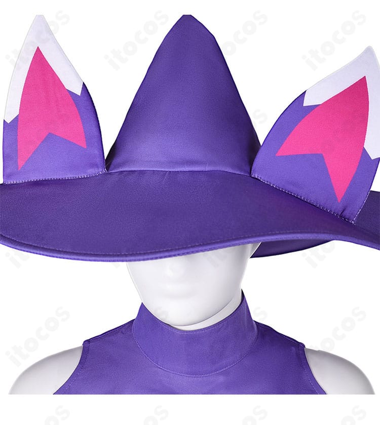 クレメーオ衣装の帽子ディテール。特徴的な装飾がキャラクター性を引き立てる。