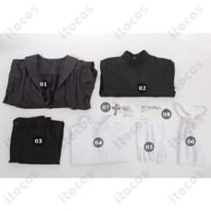 黒執事 セバスチャン 寄宿学校編コスプレ衣装。高再現で撮影映え、イベントも快適 - 5枚目の画像（サムネイル）