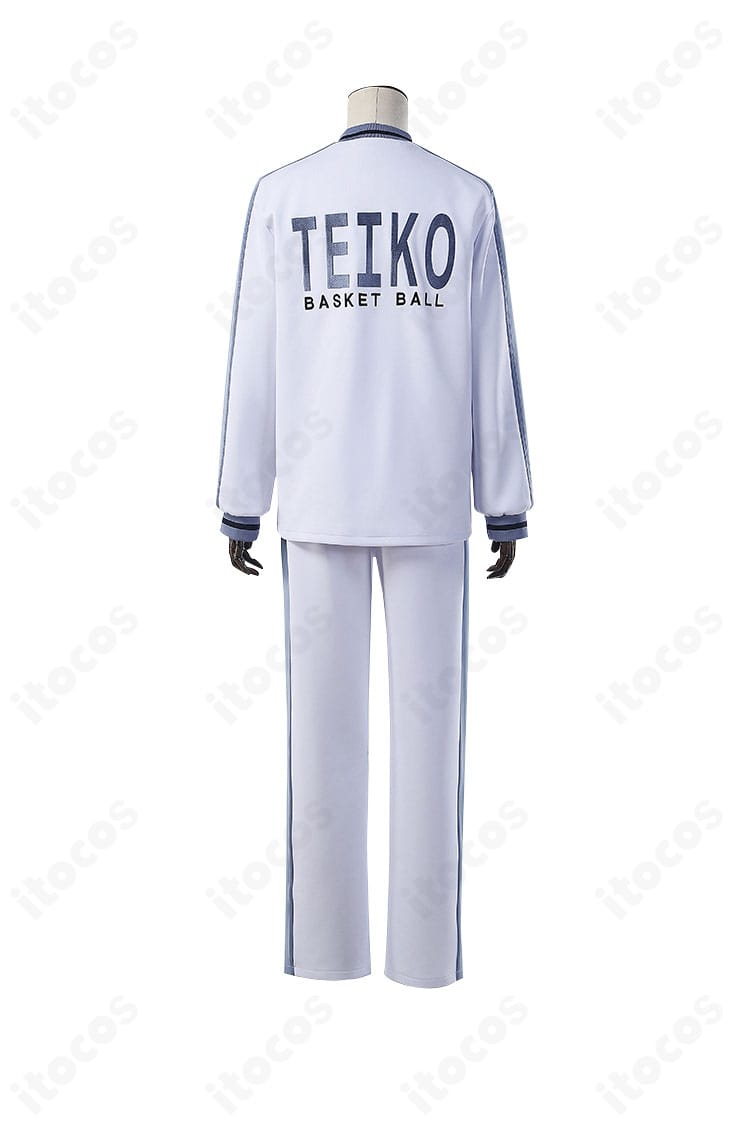 黒子のバスケ 黒子テツヤ 帝光中ジャージ 背面。背中のラインバランスと丈感を確認できる画像