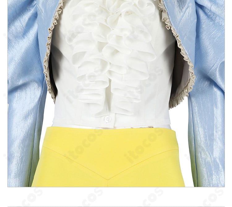 腰部分のデザインを強調した写真。ウエストラインの見え方と装飾のバランスを解説。