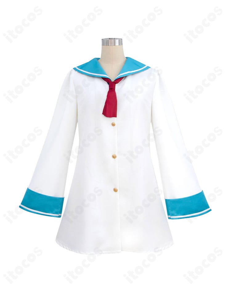 ATRI -My Dear Moments- アトリのセーラーワンピース正面。清楚なAラインとすっきりした襟のデザインがわかる商品画像