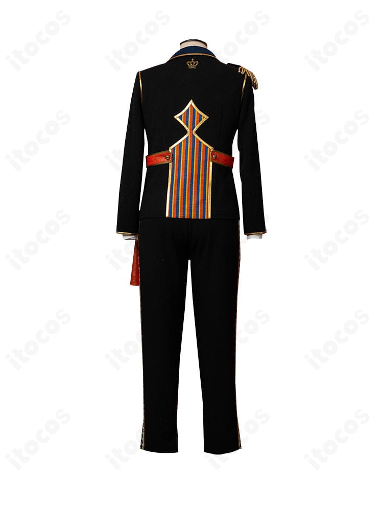 『あんさんぶるスターズ！！』明星スバル TRIP衣装の背面全体。たすきやベルト位置、背面装飾の確認