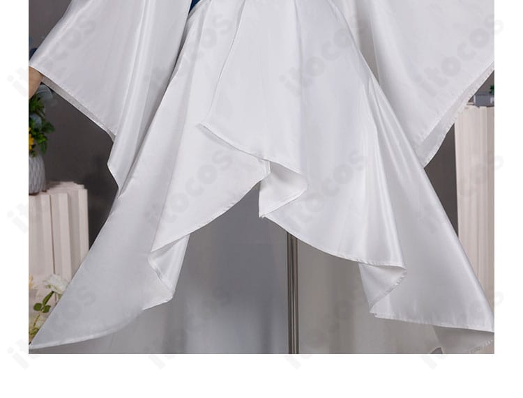 九条和音 神化衣装のスカート装飾ディテール。柄の配置とフレア感が分かる接写。