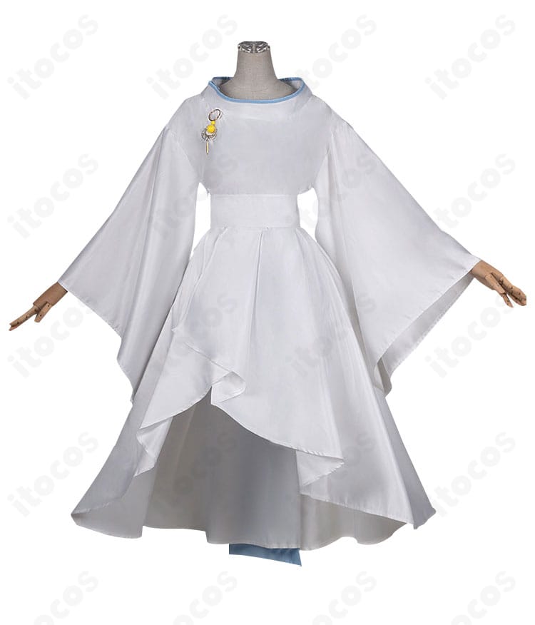 九条和音 神化衣装の正面全景。襟元の刺繍とコルセットのラインを明瞭に再現。