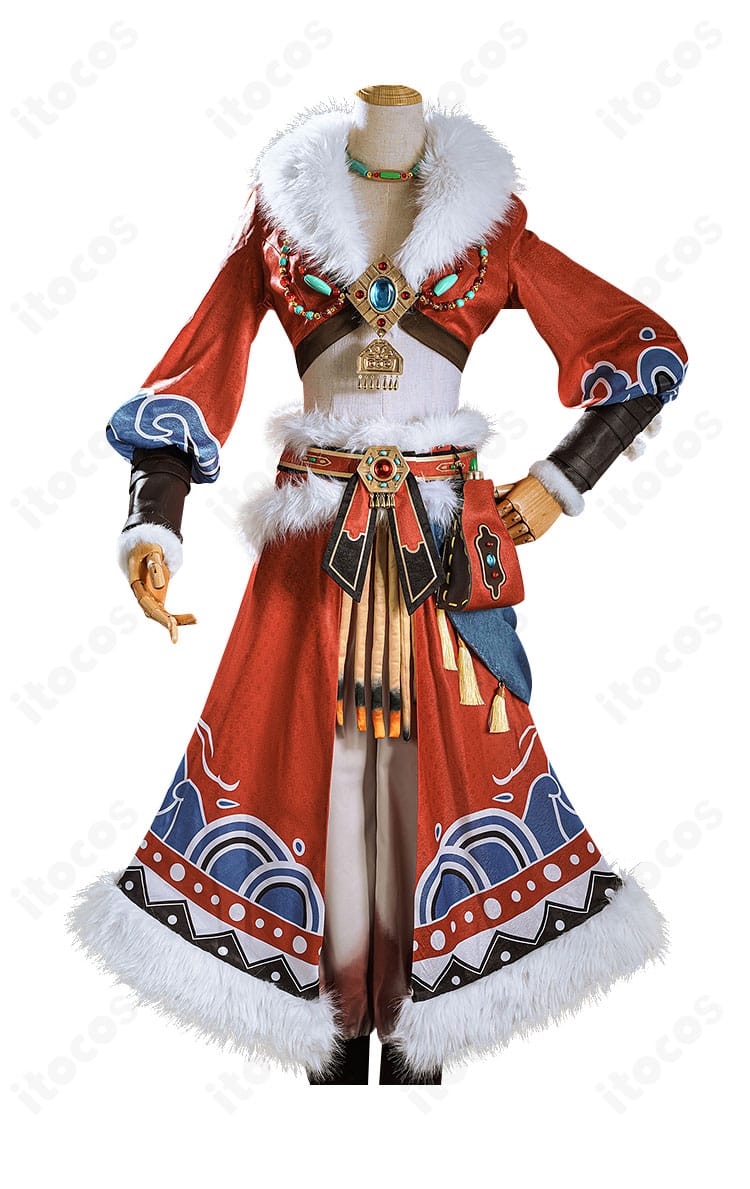 第五人格 デミ・バーボン 夜光杯コスプレ衣装 正面ディテールと高再現の装飾