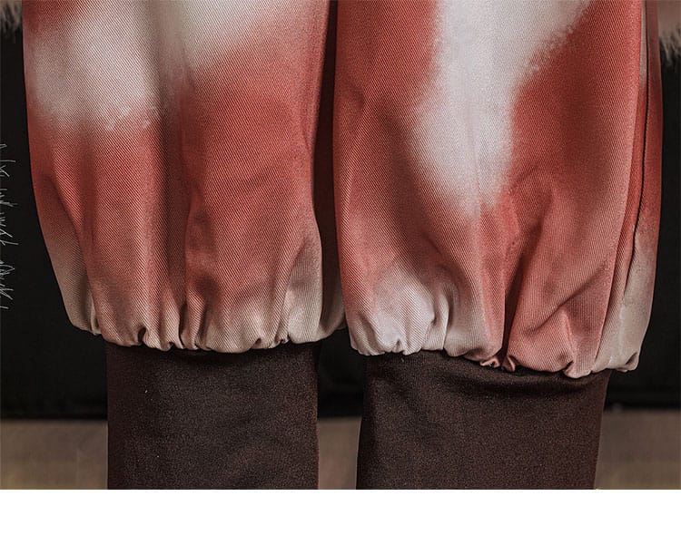 第五人格 デミ・バーボン 夜光杯コスプレ衣装 ズボンの縫製と生地感のクローズアップ