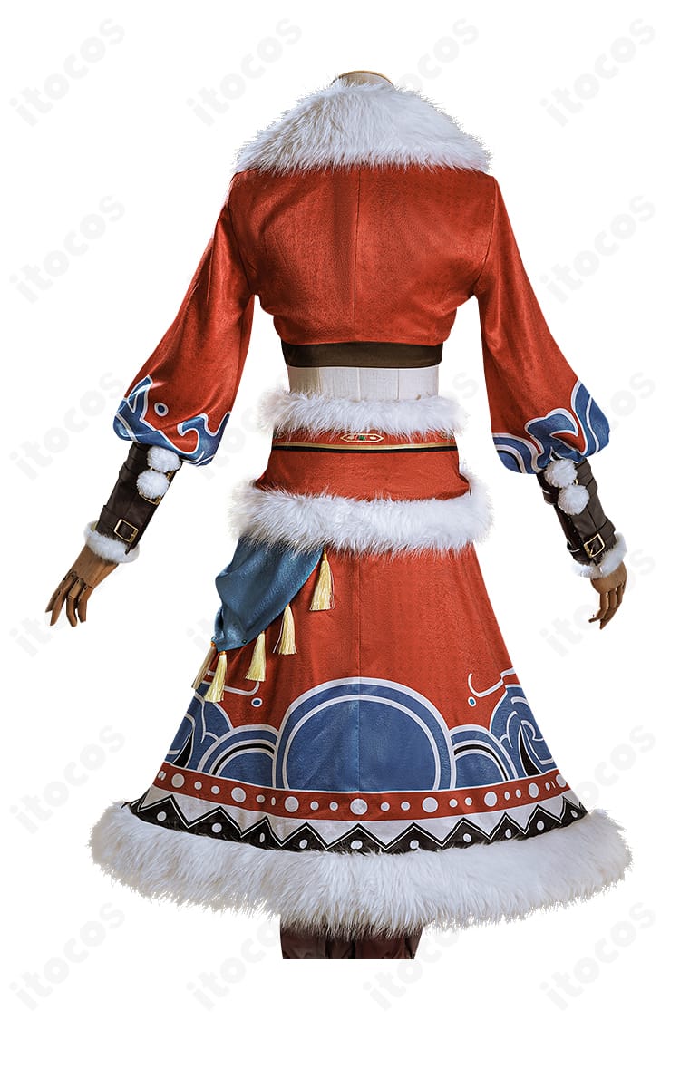 第五人格 デミ・バーボン 夜光杯コスプレ衣装 背面シルエットとライン設計