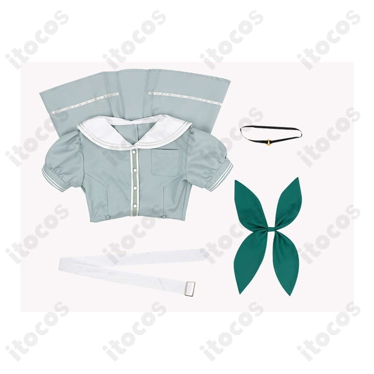 ラブライブ！蓮ノ空 夏制服ワンピース 高再現コスプレ｜清楚シルエットで撮影映え、4点セット S–XXL - 5枚目の画像