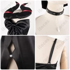 鬼方カヨコ ドレス コスプレ衣装｜高再現のゴシックシルエットで撮影映えと快適さを両立 - 6枚目の画像（サムネイル）